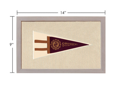 Americana Memories Vintage Pennants and Memorabilia Vintage Stephen’s College Pennant