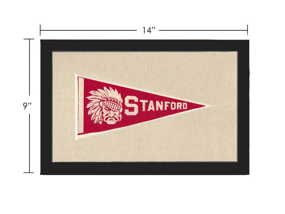 Americana Memories Vintage Pennants and Memorabilia Vintage Stanford University Pennant