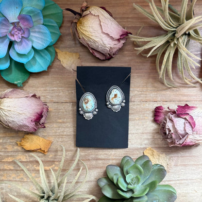 Dry Creek Turquoise Stud Earrings by Shay Pfeiffer