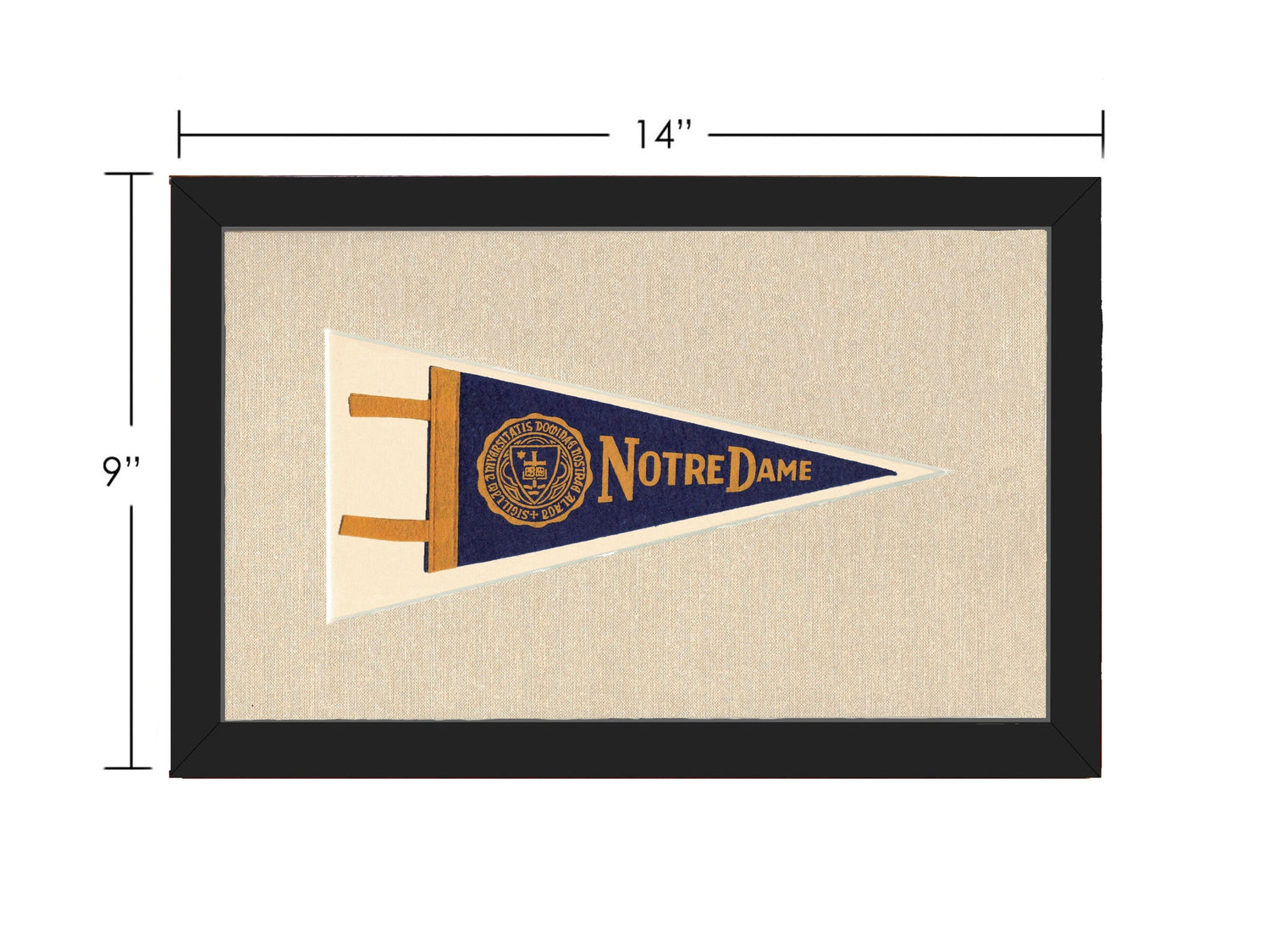 Americana Memories Vintage Pennants and Memorabilia Vintage Notre Dame Pennant