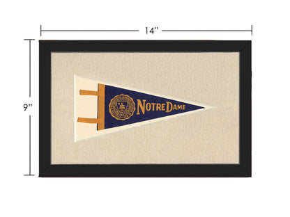 Americana Memories Vintage Pennants and Memorabilia Vintage Notre Dame Pennant