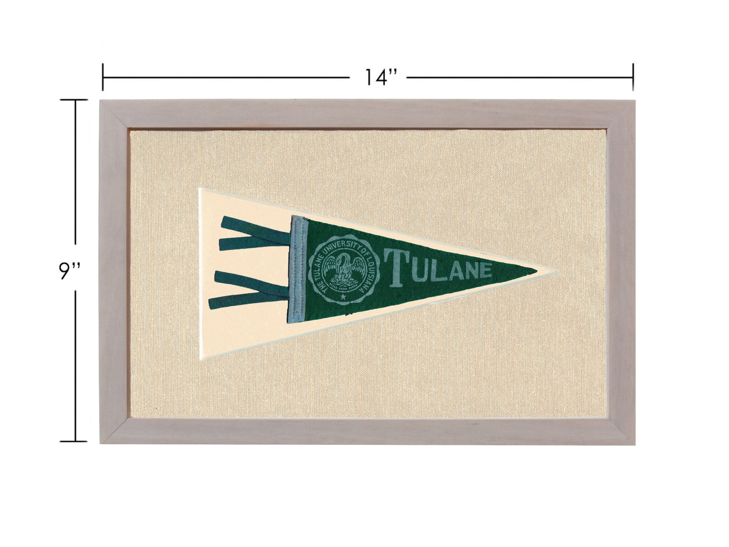 Americana Memories Vintage Pennants and Memorabilia Vintage University of Louisiana Pennant