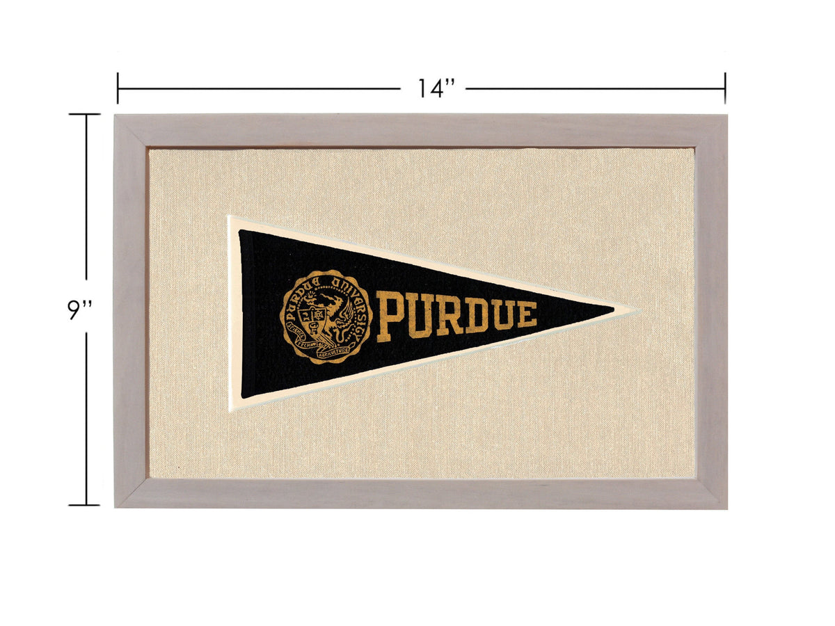 Americana Memories Vintage Pennants and Memorabilia Vintage Purdue Pennant