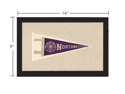 Americana Memories Vintage Pennants and Memorabilia Vintage Northwestern University Pennant