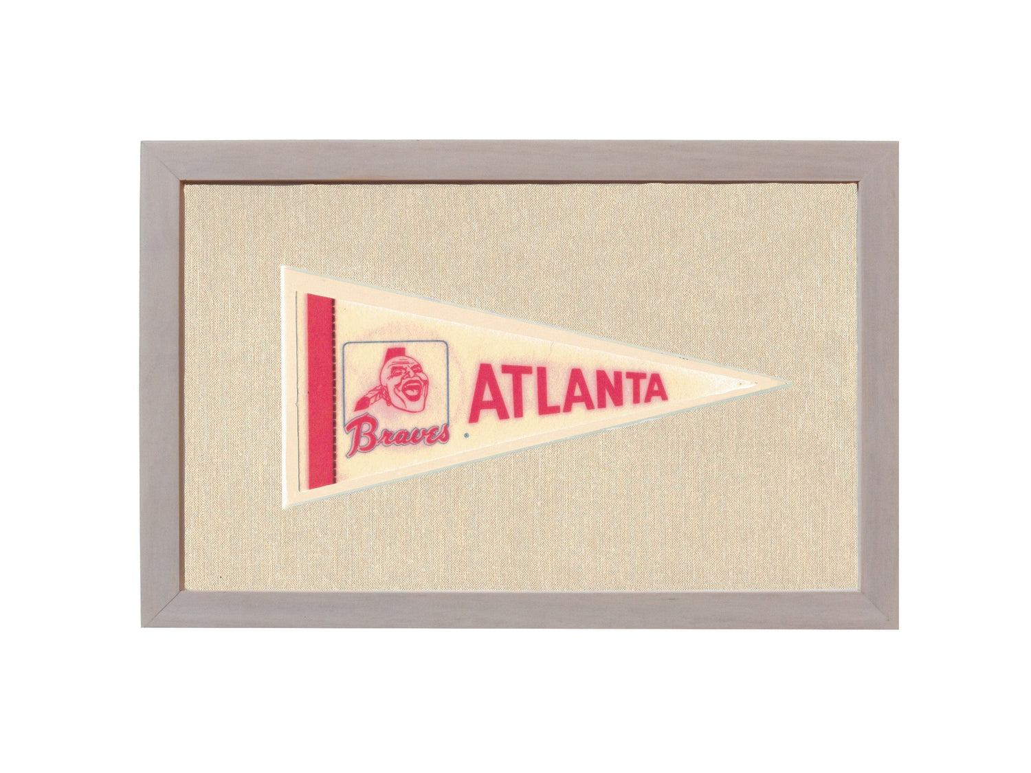 Americana Memories Vintage Pennants and Memorabilia Vintage Atlanta Braves Pennant