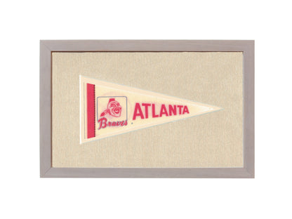 Americana Memories Vintage Pennants and Memorabilia Vintage Atlanta Braves Pennant