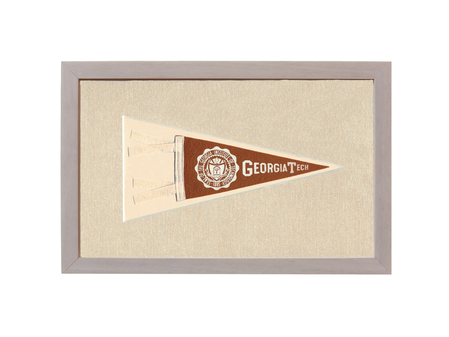 Americana Memories Vintage Pennants and Memorabilia Vintage Georgia Tech Pennant