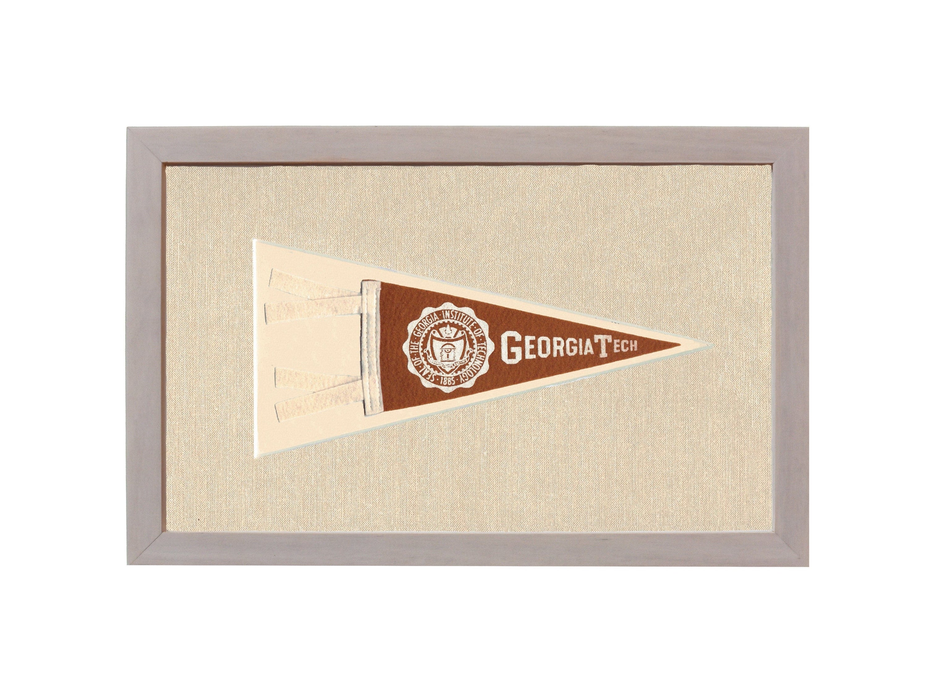 Americana Memories Vintage Pennants and Memorabilia Vintage Georgia Tech Pennant