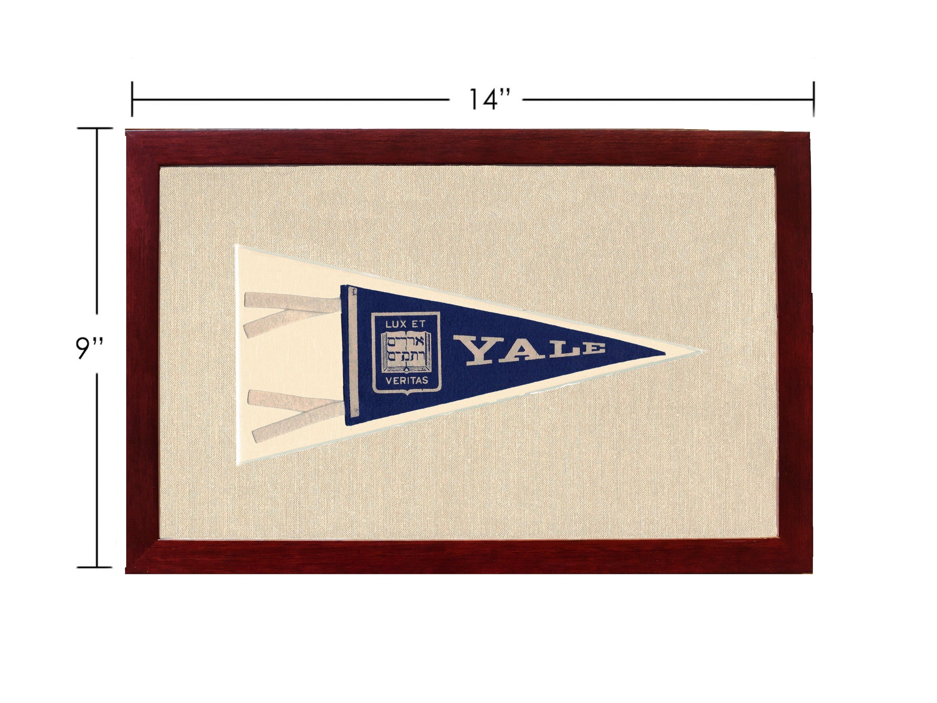 Americana Memories Vintage Pennants and Memorabilia Vintage Yale University Pennant
