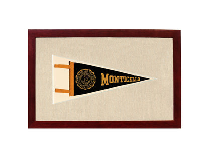 Vintage Monticello College Pennant