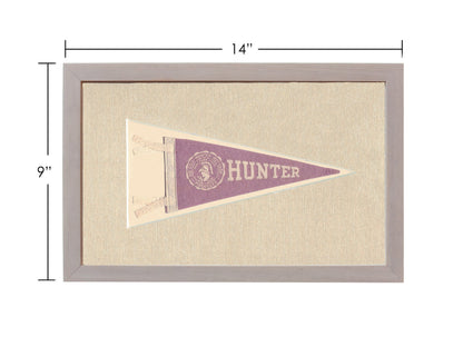 Americana Memories Vintage Pennants and Memorabilia Vintage Hunter College Pennant