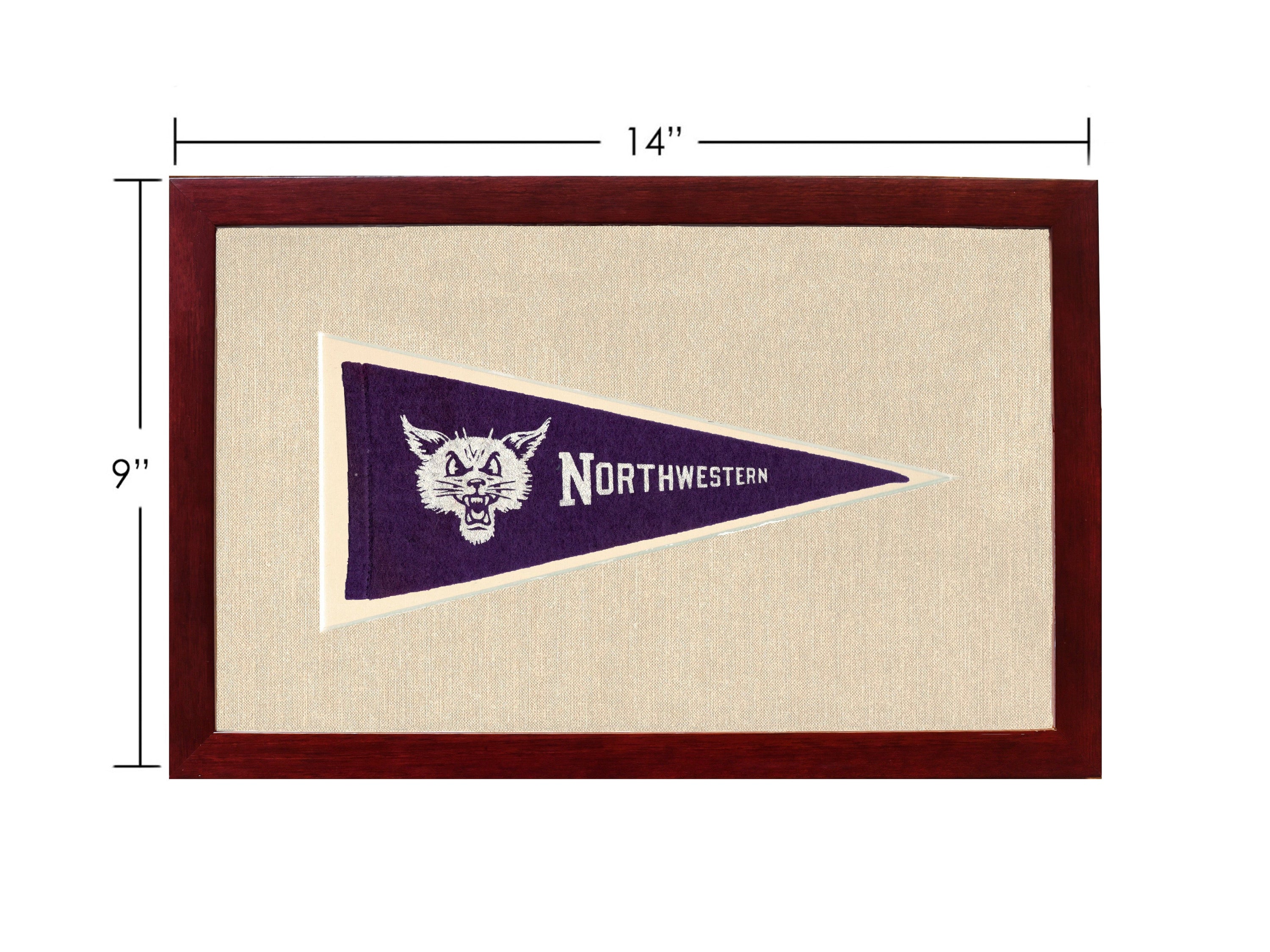 Vintage Northwestern Pennant