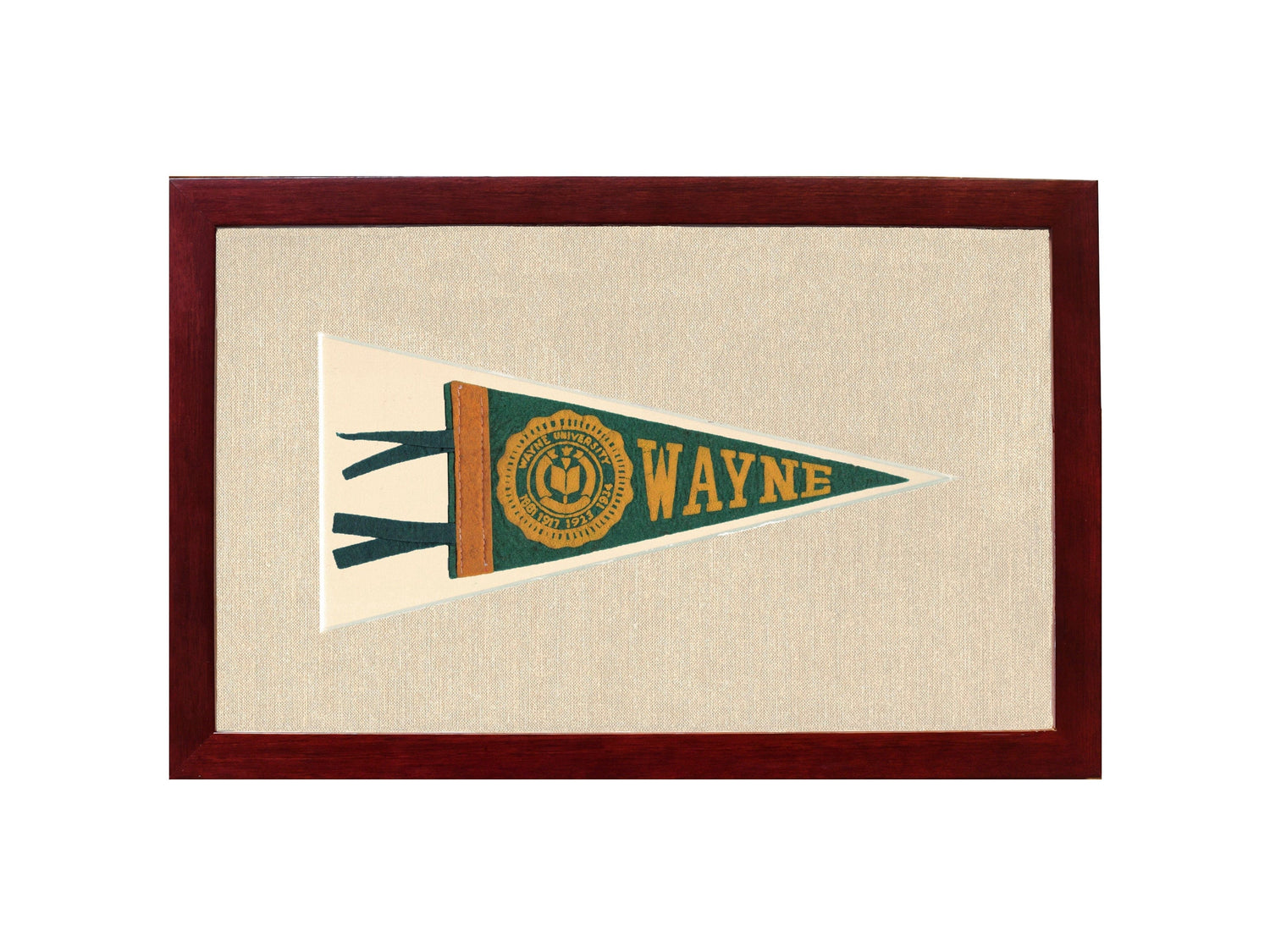 Americana Memories Vintage Pennants and Memorabilia Vintage Wayne University Pennant