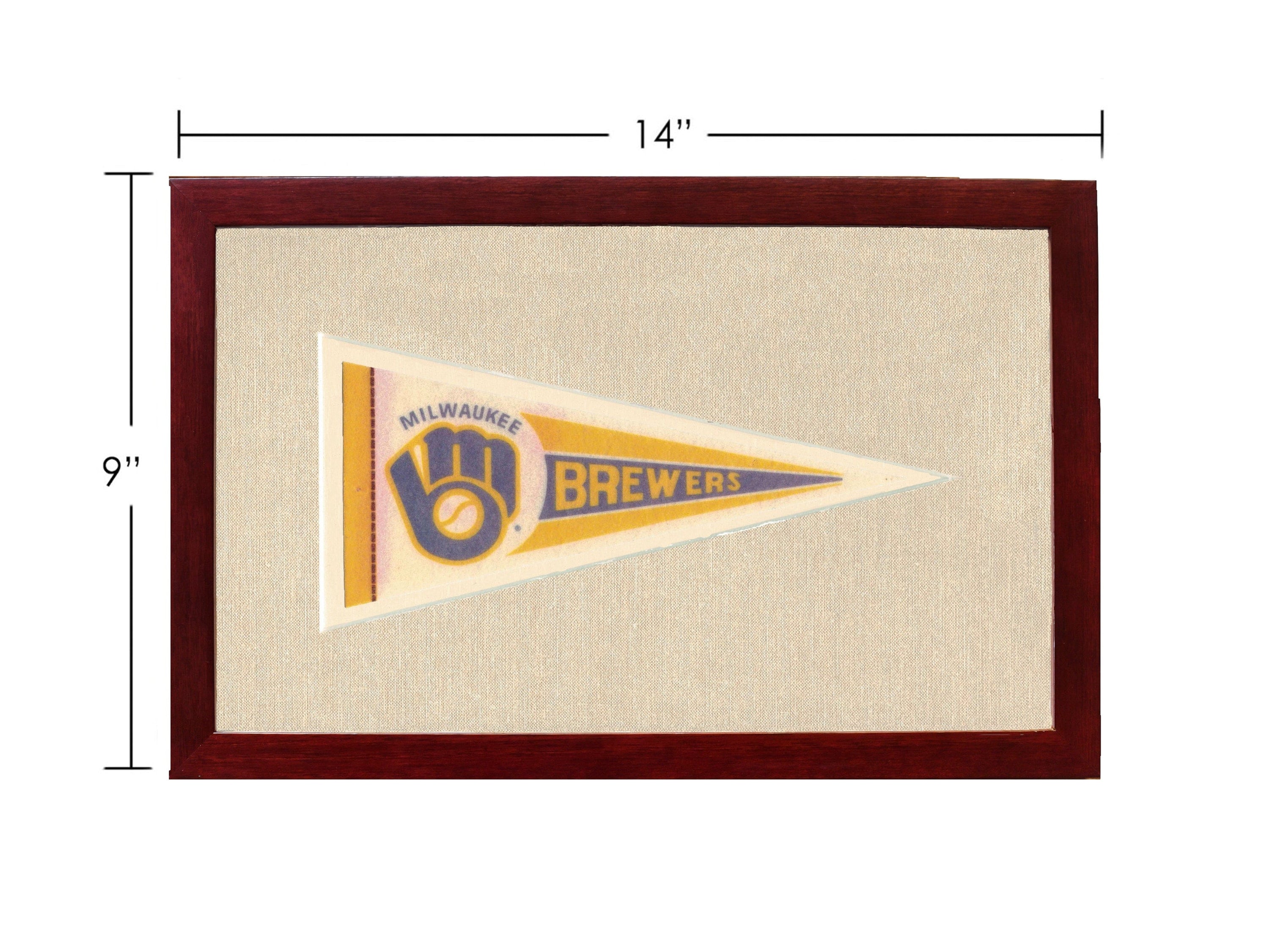 Americana Memories Vintage Pennants and Memorabilia Vintage Milwaukee Brewery Pennant