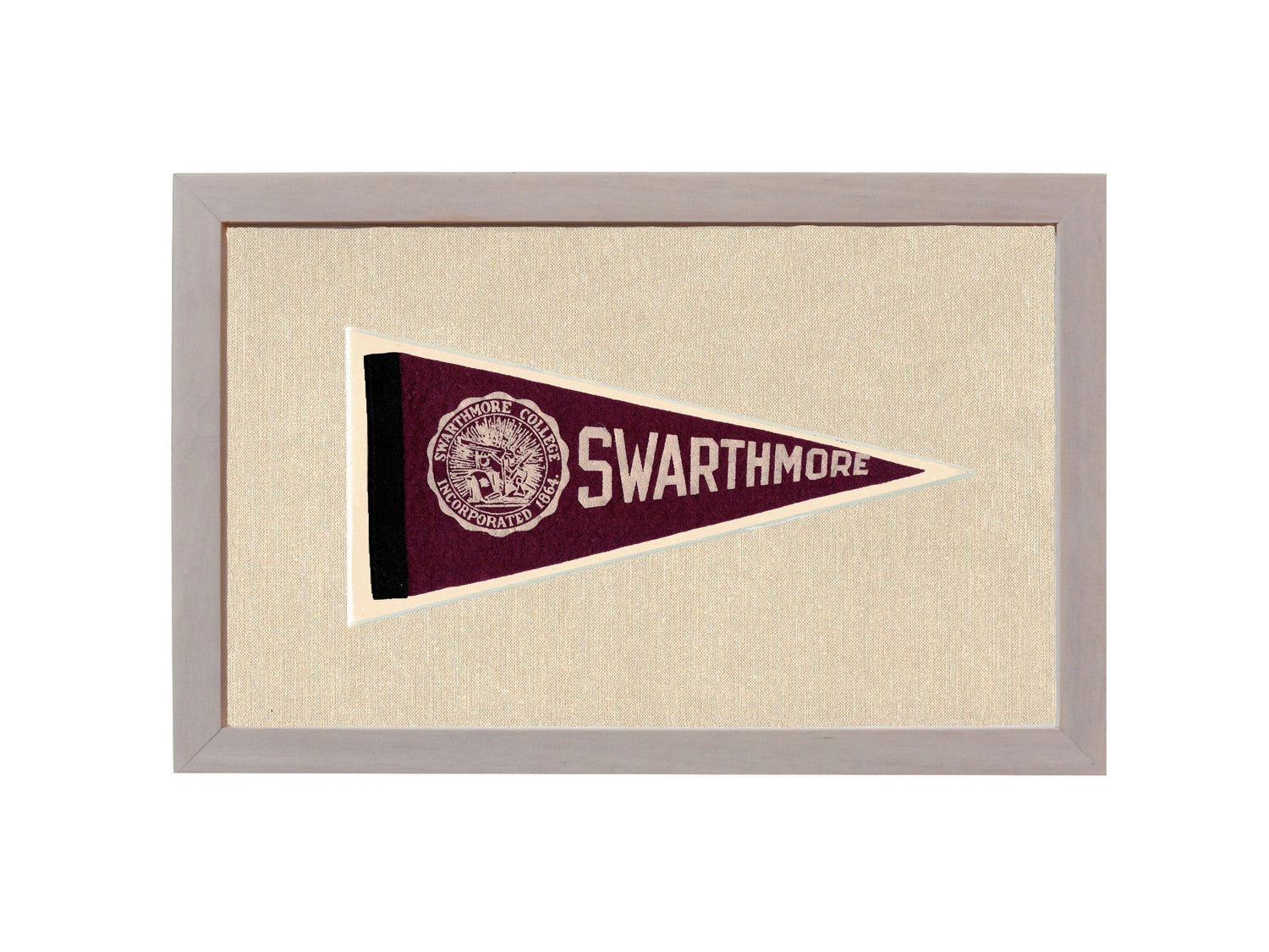 Americana Memories Vintage Pennants and Memorabilia Vintage Swarthmore College Pennant