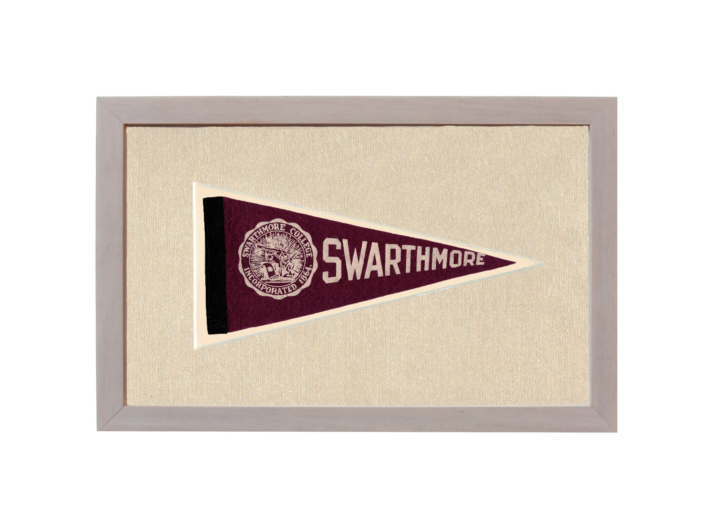 Americana Memories Vintage Pennants and Memorabilia Vintage Swarthmore College Pennant