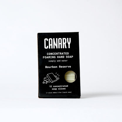 Canary Hand Soap Full Bar - 12 slices Bourbon Reserve Concentrated Hand Soap Refill Bars