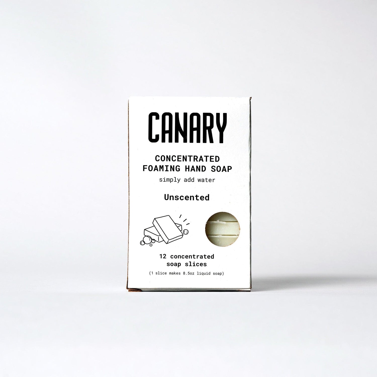 Canary Hand Soap Full Bar - 12 slices Unscented Concentrated Hand Soap Refill Bars