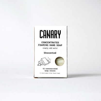 Canary Hand Soap Full Bar - 12 slices Unscented Concentrated Hand Soap Refill Bars