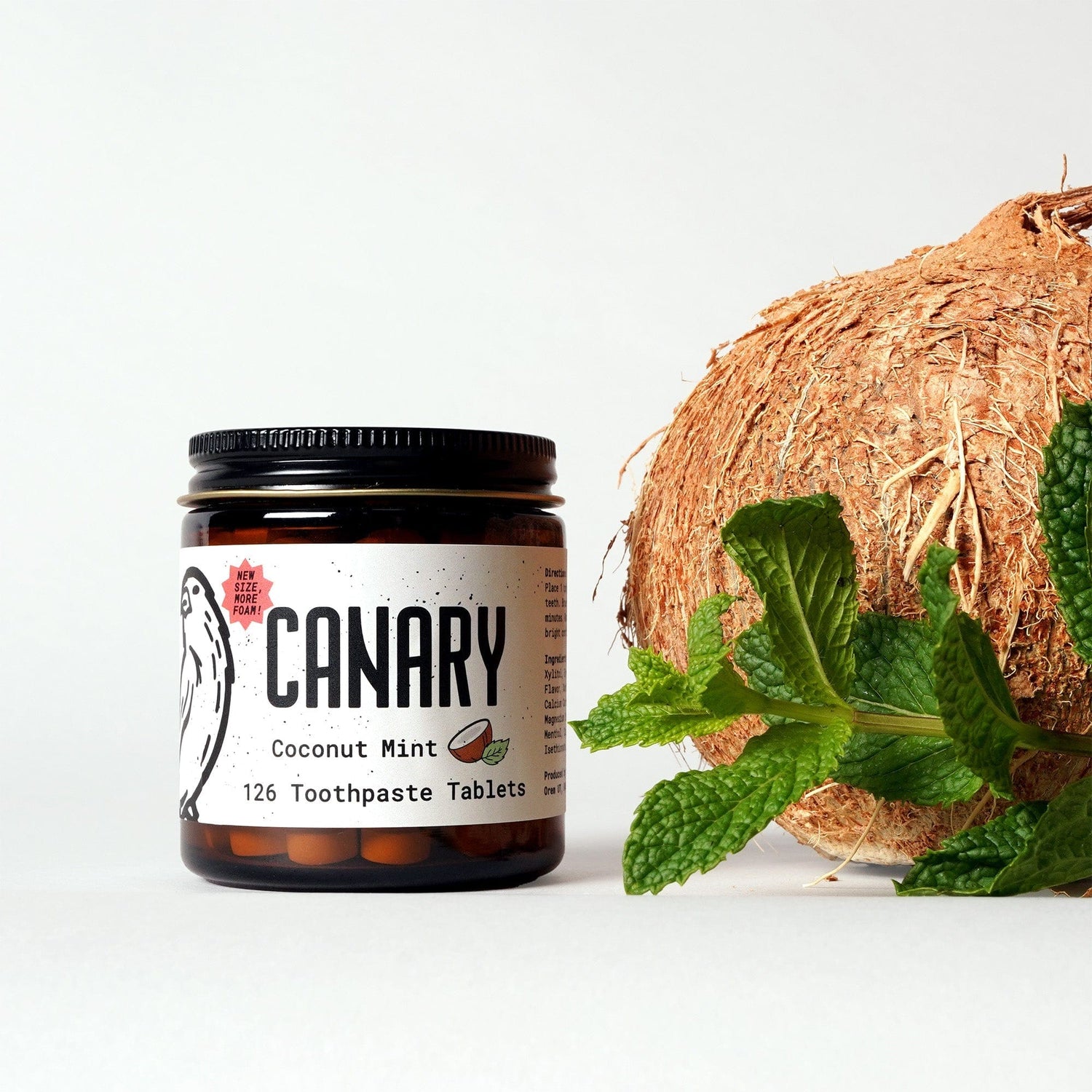 Canary Toothpaste Tablets Coconut Mint Toothpaste Tablets