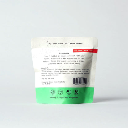 Canary Toothpaste Tablets Coconut Mint Toothpaste Tablets