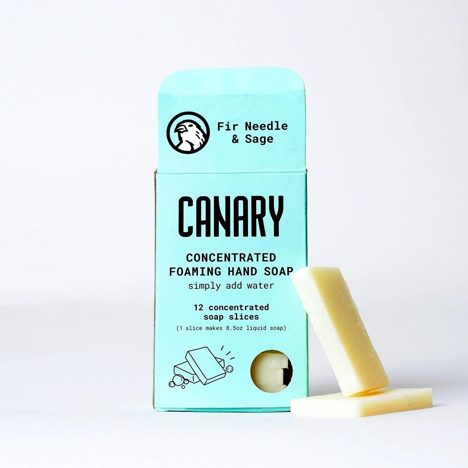 Canary Hand Soap Full Bar - 12 slices Fir Needle + Sage Concentrated Hand Soap Refill Bars