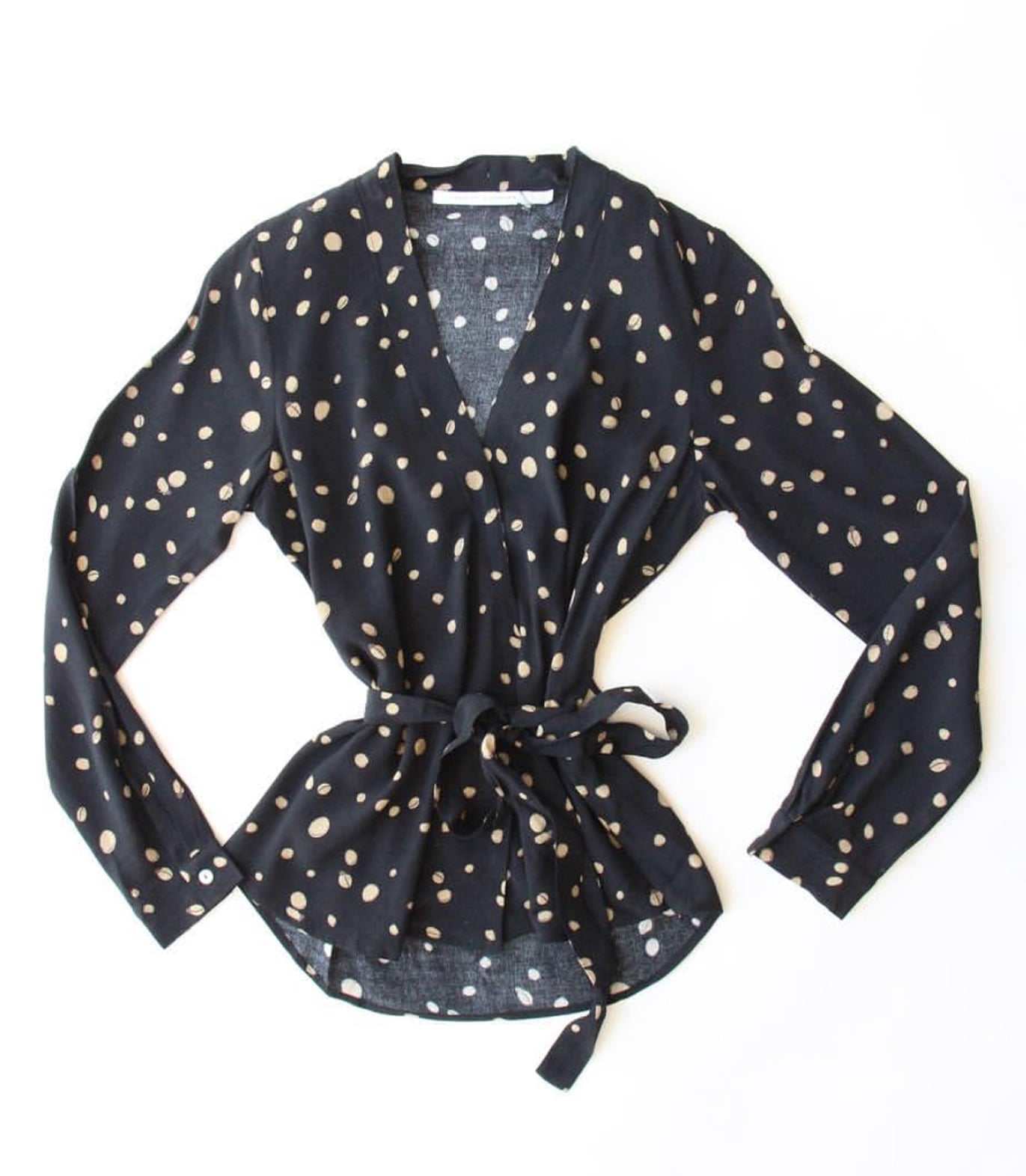 Catamaran Wrap Blouse - Dot