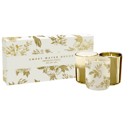 Candle Gift Box Set (Salt and Sea, Island Air, Palo Santo Patchouli)