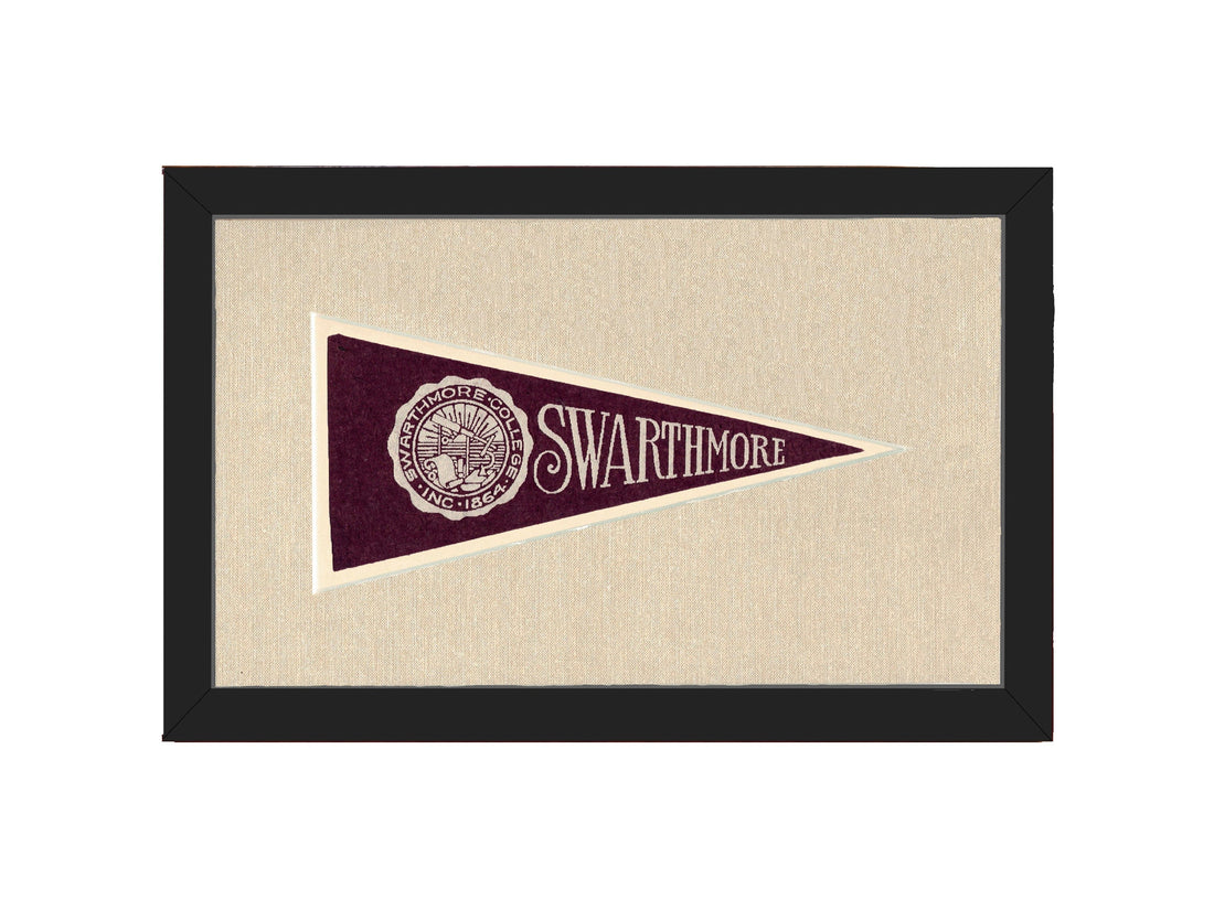 Americana Memories Vintage Pennants and Memorabilia Vintage Swarthmore College Pennant