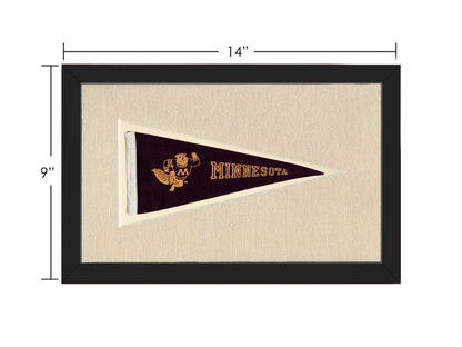 Americana Memories Vintage Pennants and Memorabilia Vintage Minnesota Pennant