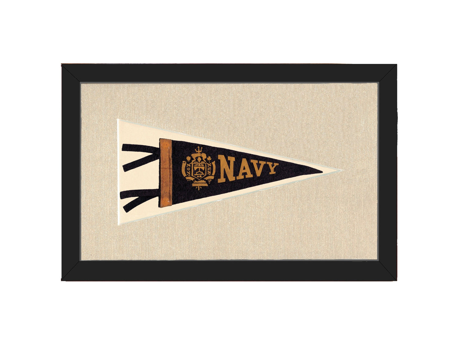 Americana Memories Vintage Pennants and Memorabilia Vintage Navy Pennant