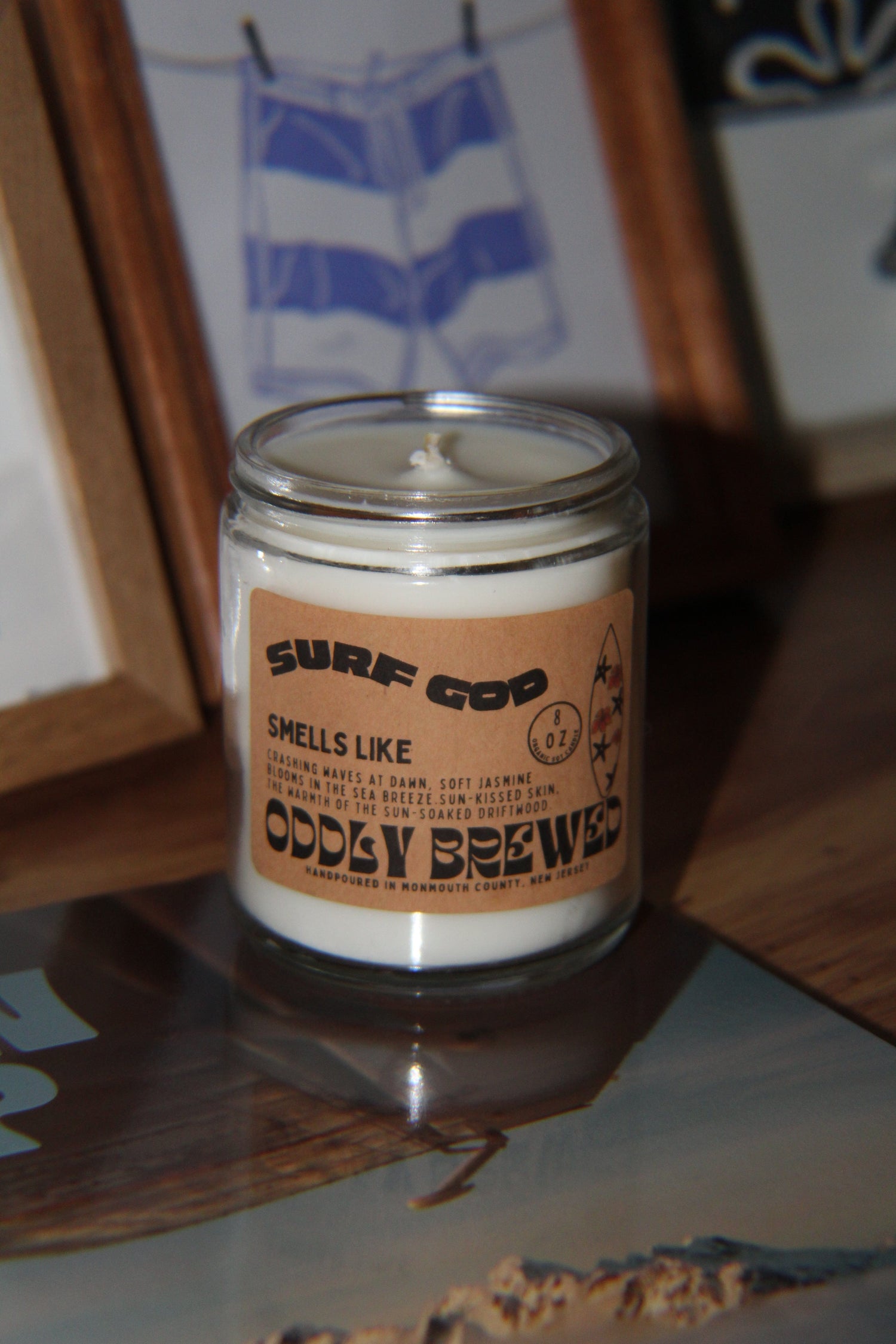 Surf God Soy Candle