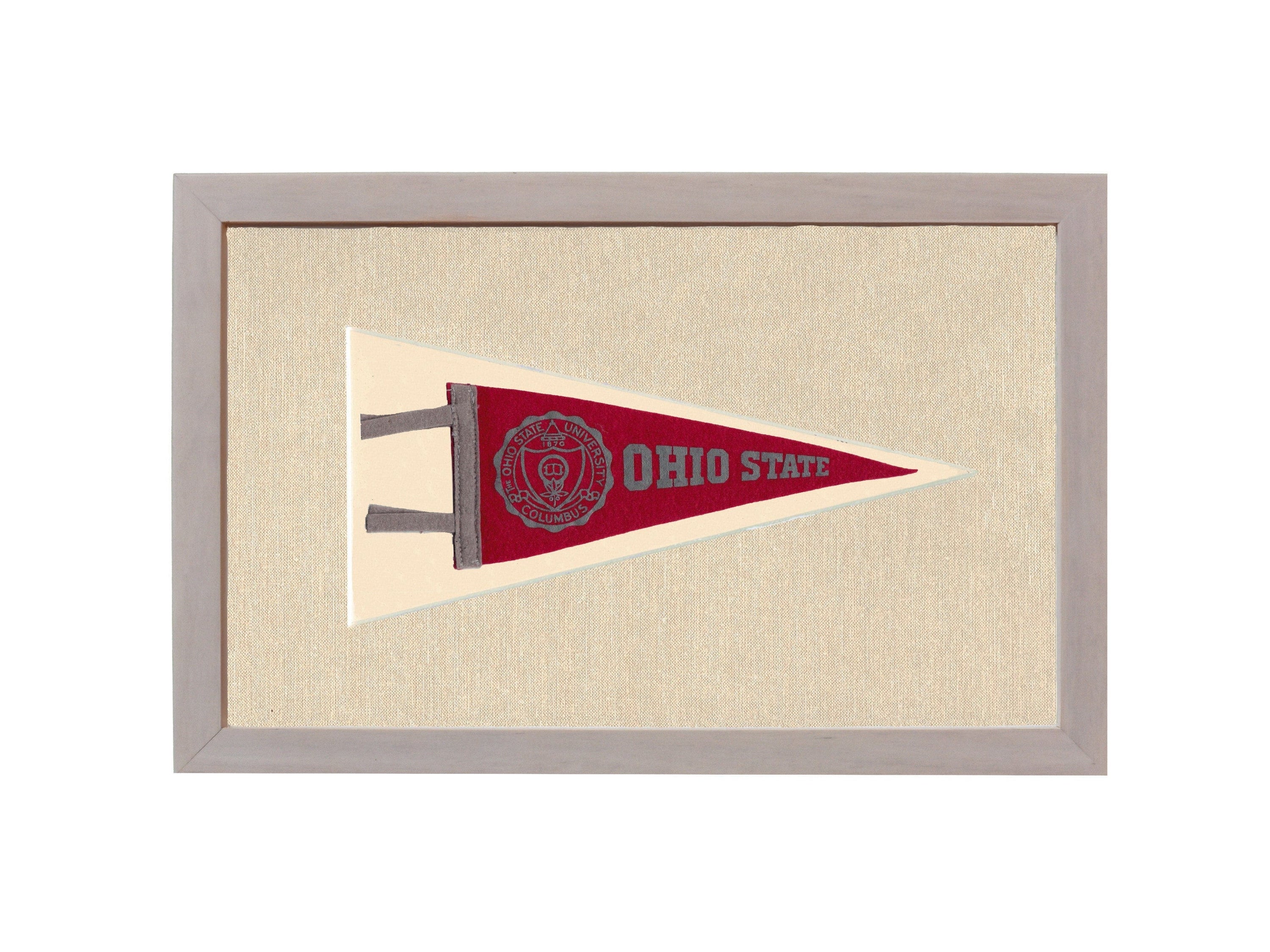 Americana Memories Vintage Pennants and Memorabilia Vintage Ohio State Pennant