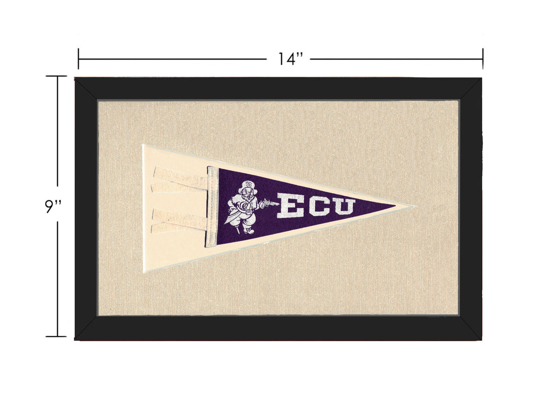Americana Memories Vintage Pennants and Memorabilia Vintage East Carolina University Pennant