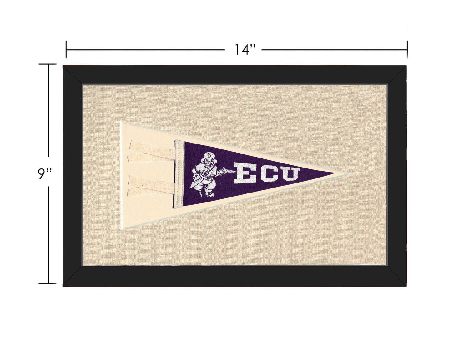 Americana Memories Vintage Pennants and Memorabilia Vintage East Carolina University Pennant