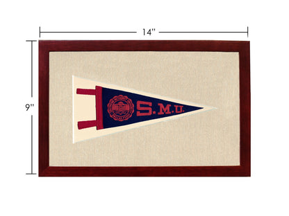 Americana Memories Vintage Pennants and Memorabilia Vintage Southern Methodist University Pennant