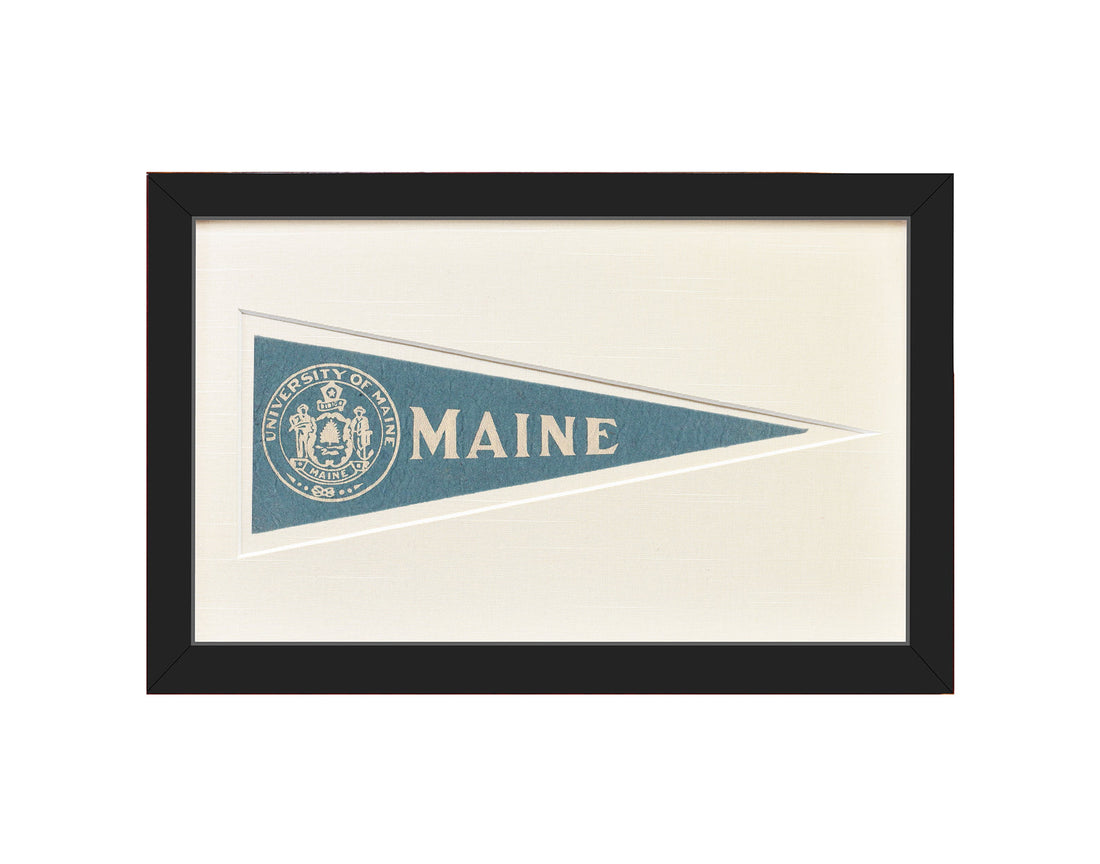 Vintage Maine University Hormel Pennant