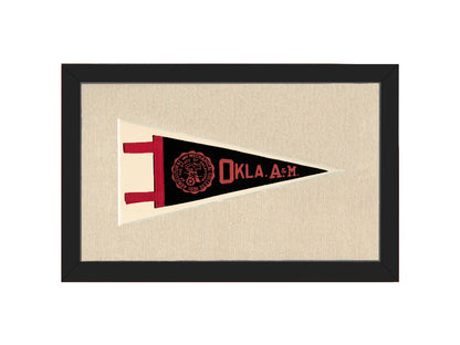 Vintage Oklahoma A&amp;M Pennant