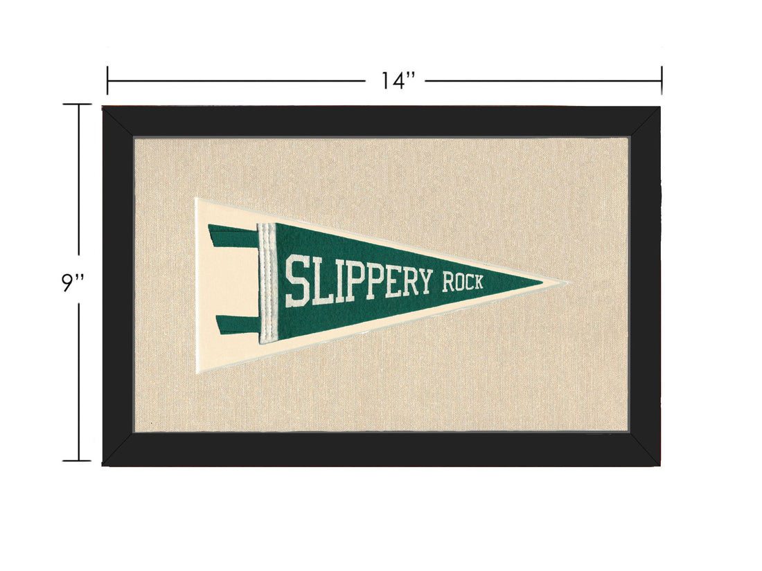 Americana Memories Vintage Pennants and Memorabilia Vintage Slippery Rock University Pennant