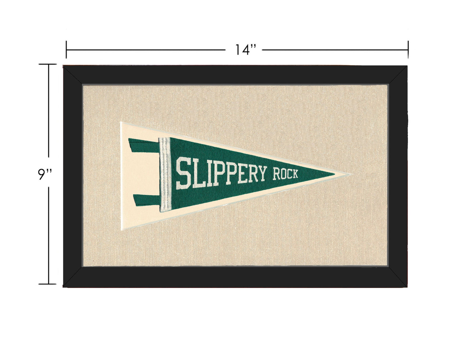 Americana Memories Vintage Pennants and Memorabilia Vintage Slippery Rock University Pennant