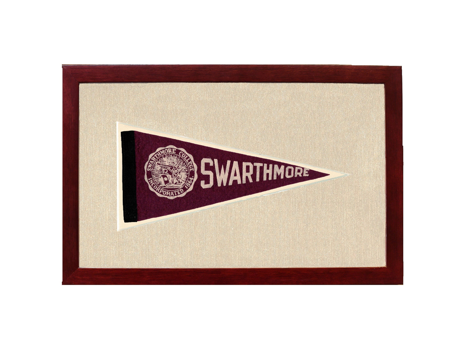 Americana Memories Vintage Pennants and Memorabilia Vintage Swarthmore College Pennant