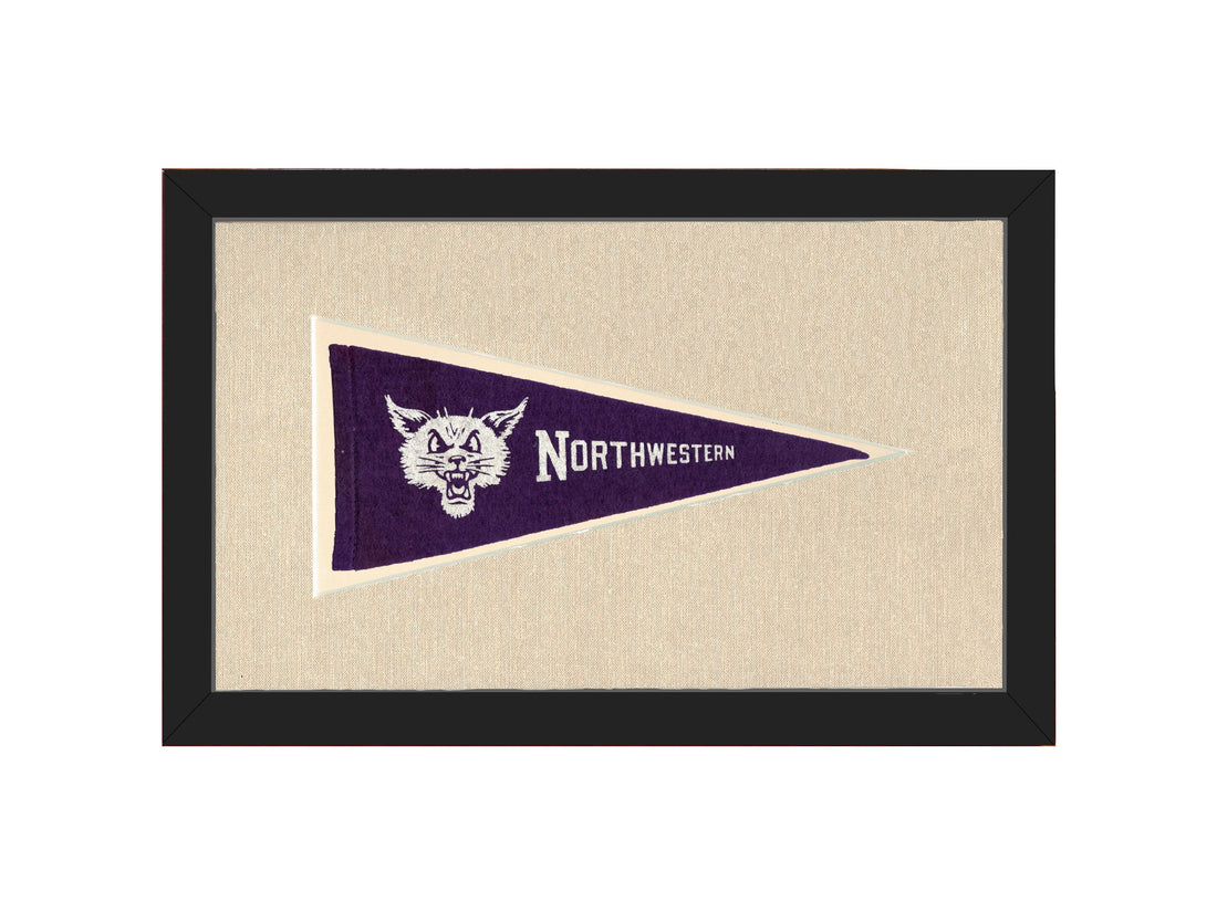 Vintage Northwestern Pennant