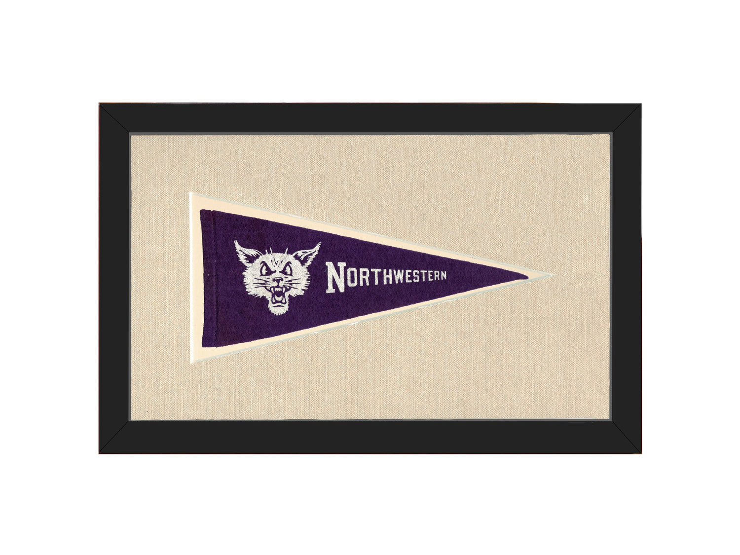 Vintage Northwestern Pennant