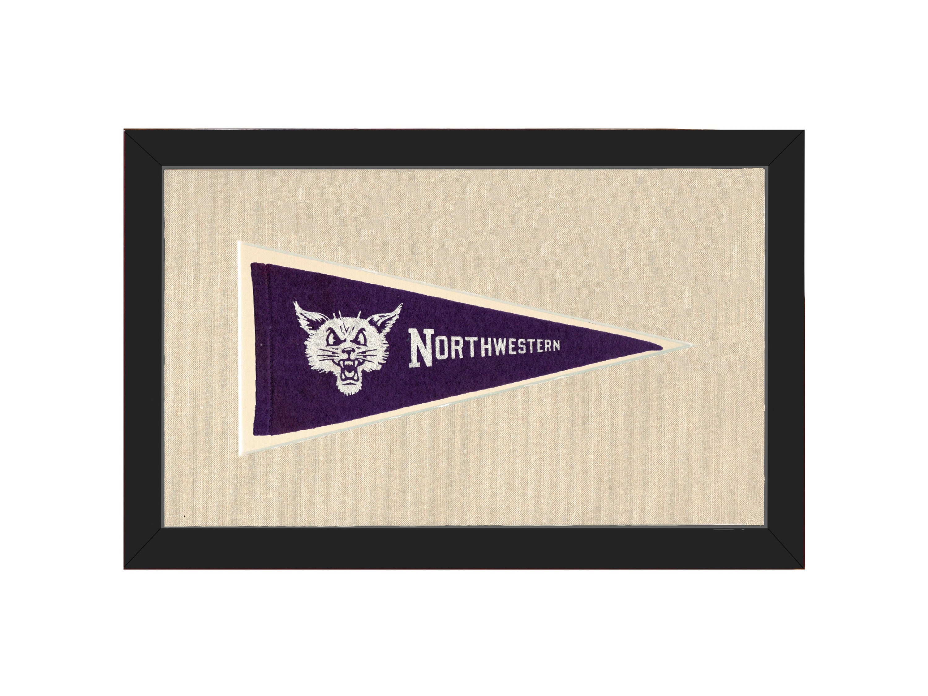 Vintage Northwestern Pennant