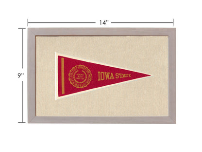 Americana Memories Vintage Pennants and Memorabilia Vintage Iowa State Pennant