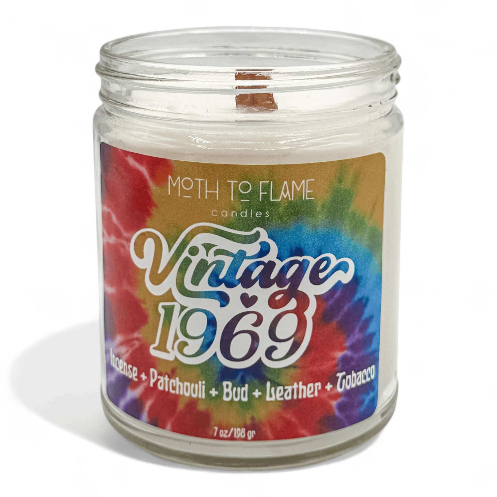 Moth to Flame Candles Candles Vintage 1969 – 7 oz / 12 oz Candle