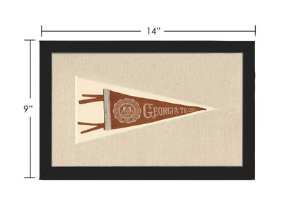 Americana Memories Vintage Pennants and Memorabilia Vintage Georgia Tech Pennant