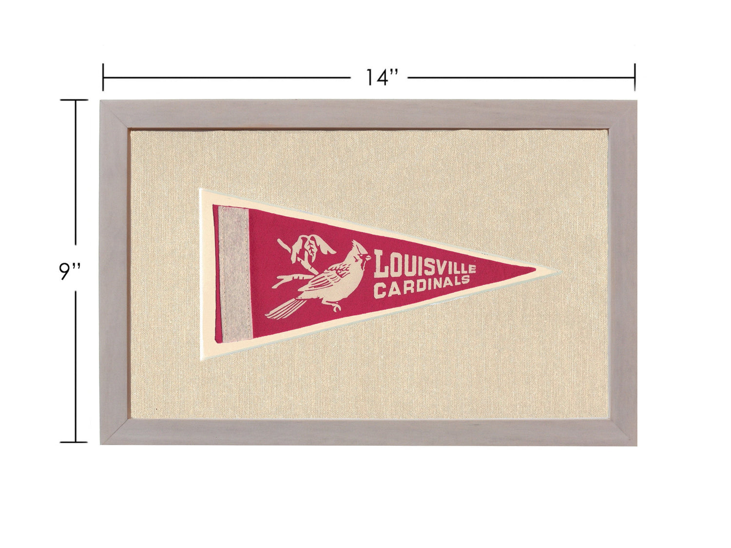 Americana Memories Vintage Pennants and Memorabilia Vintage University of Louisville Pennant