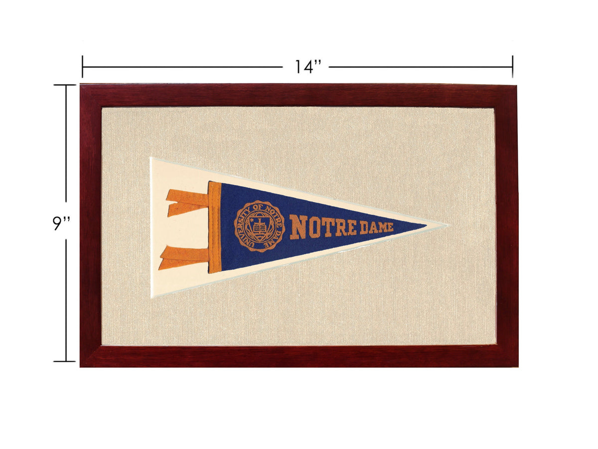 Vintage Notre Dame Pennant