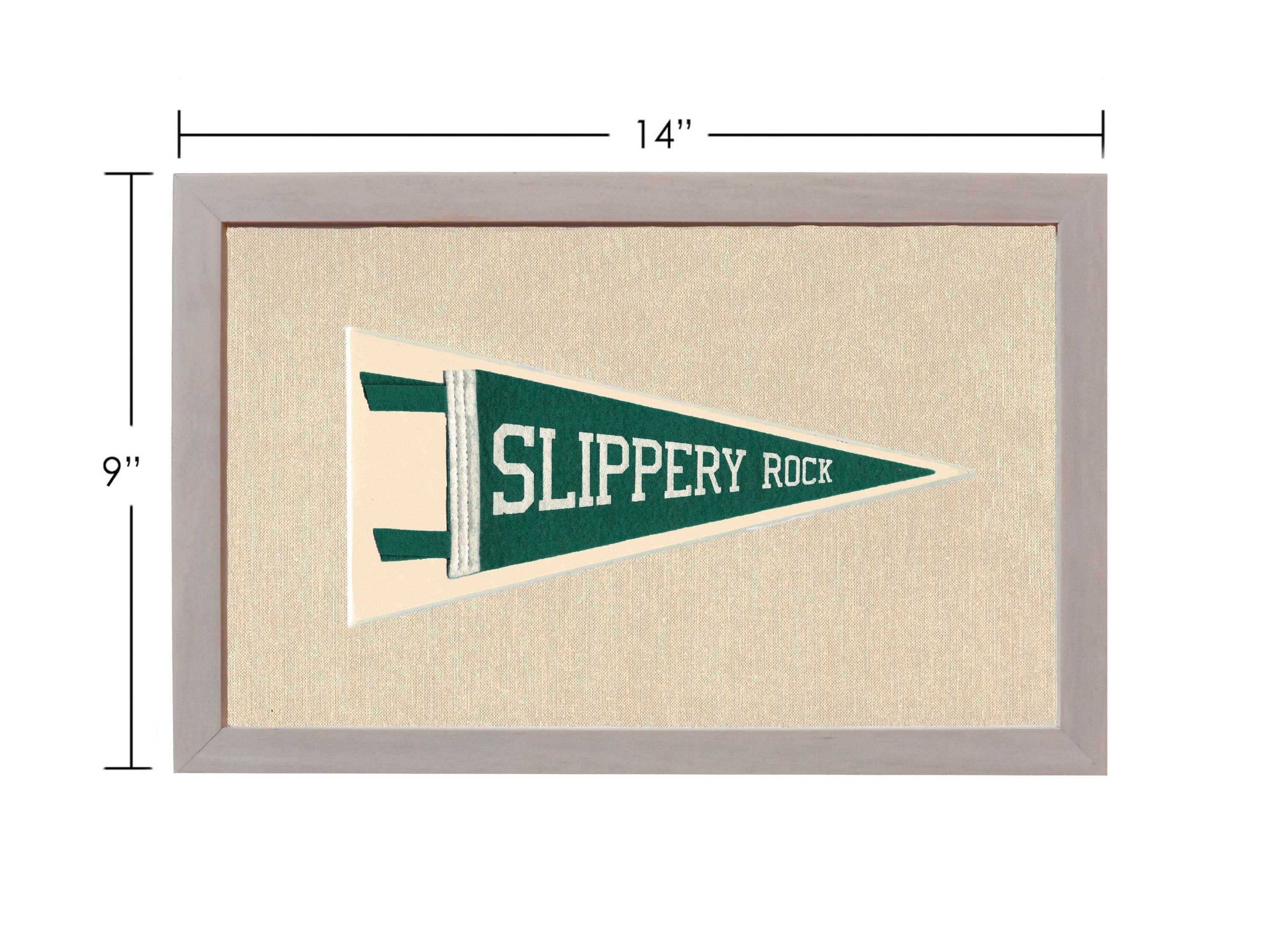Americana Memories Vintage Pennants and Memorabilia Vintage Slippery Rock University Pennant